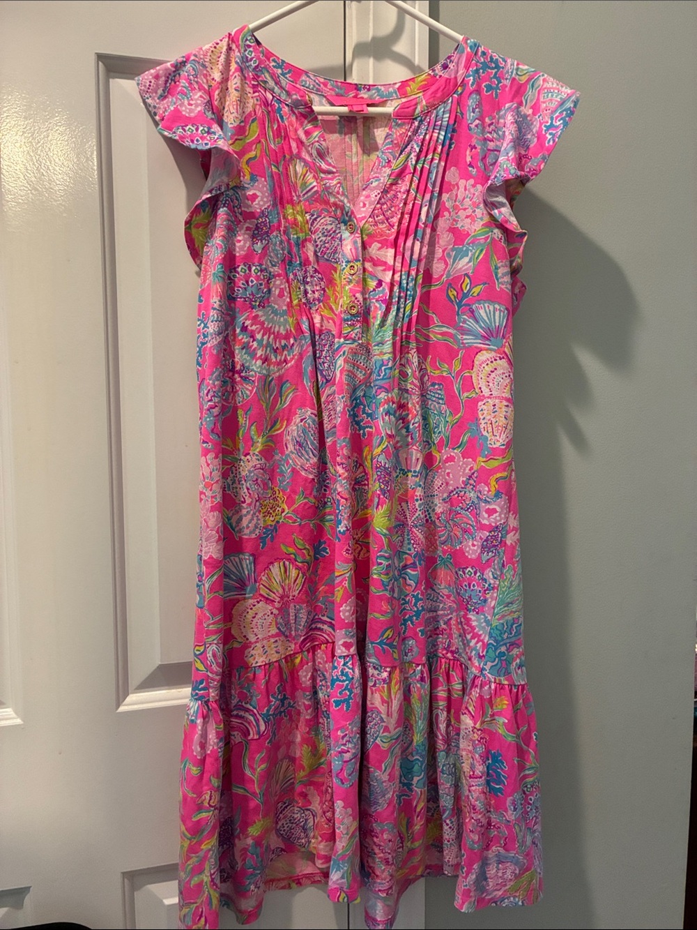 Lilly Pulitzer Pink Floral Dress - Bright Floral Print
